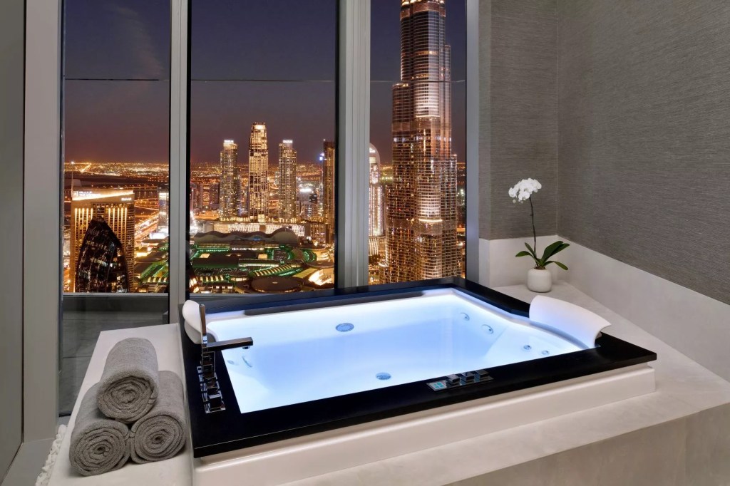 Couple jacuzzi at Address Sky View