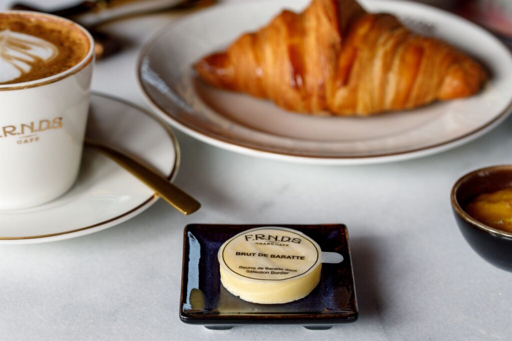 Croissant at Frnds all day breakfast in Downtown Dubai