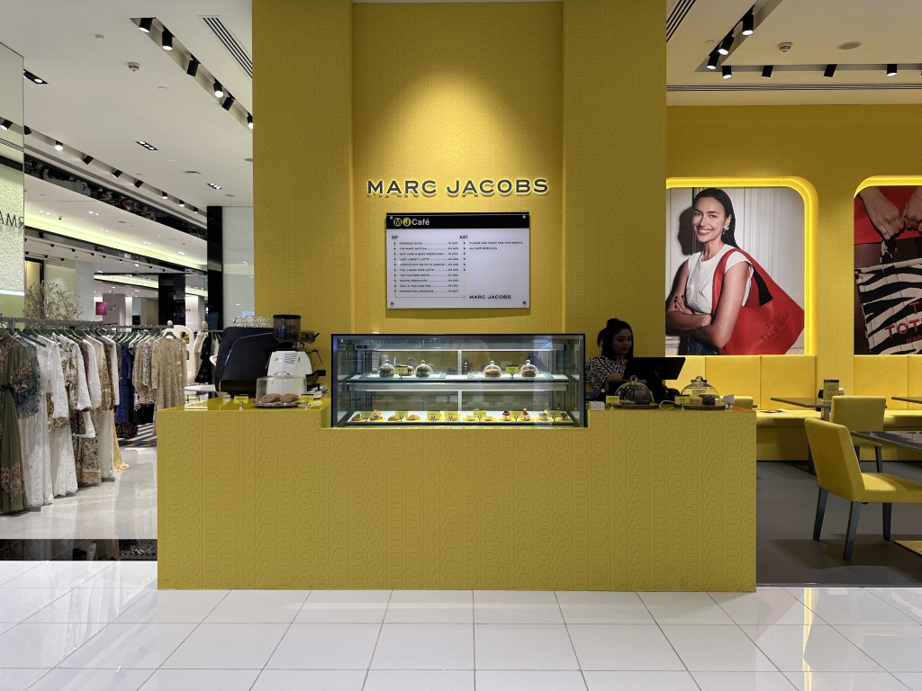 Marc Jacobs pop up cafe Dubai Mall