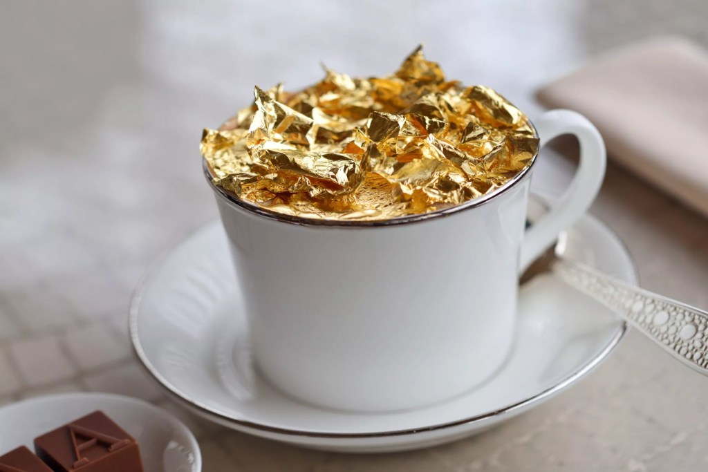 Edible Gold Drinks In Downtown&nbsp;Dubai