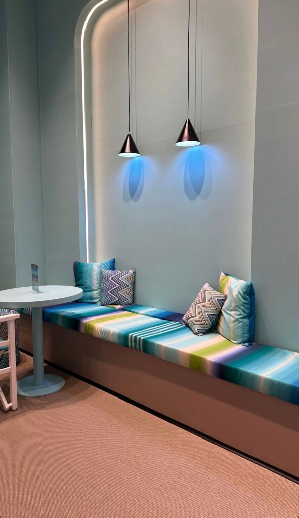 Missoni pop up cafe, Bloomingdale's Dubai Mall