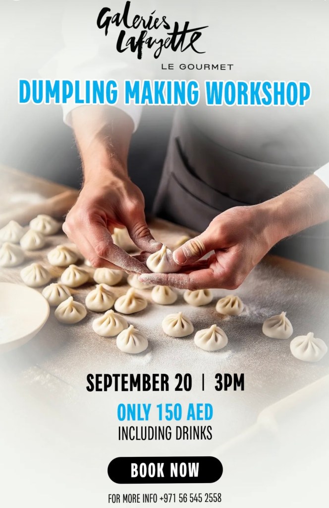 Dumpling workshop Dubai Mall