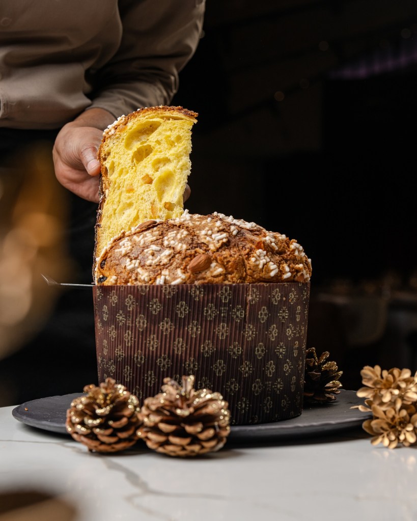 Panettone in Downtown Dubai at Belcanto