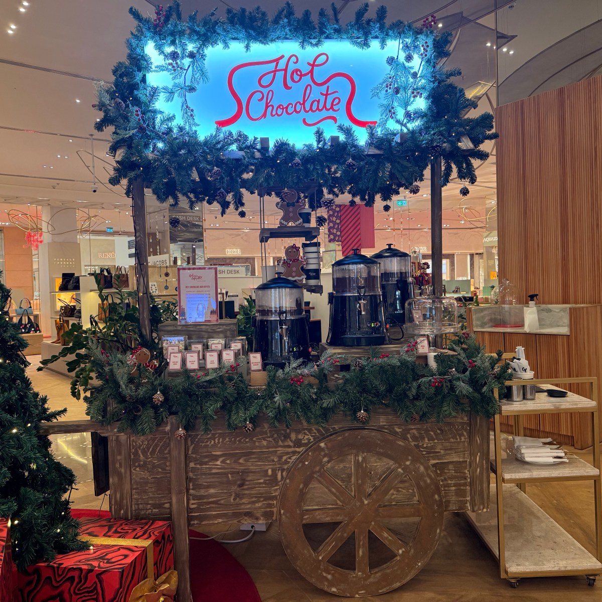 Galeries Lafayette Has Put Up A Hot Chocolate Bar For Festive&nbsp;Season